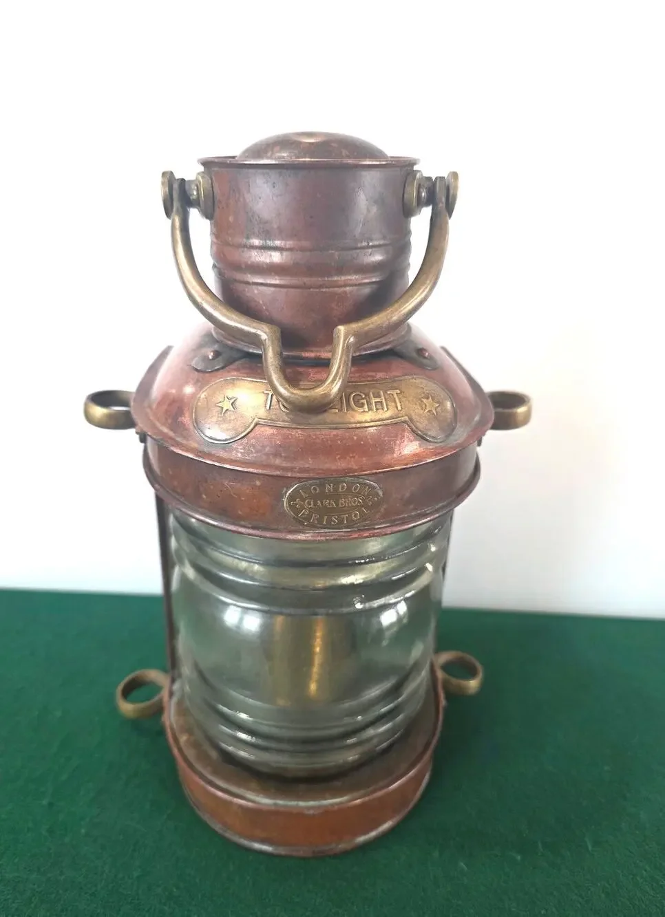 Antique Clark Bros. London Bristol Lantern.